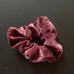 Velvet Purple Scrunchie